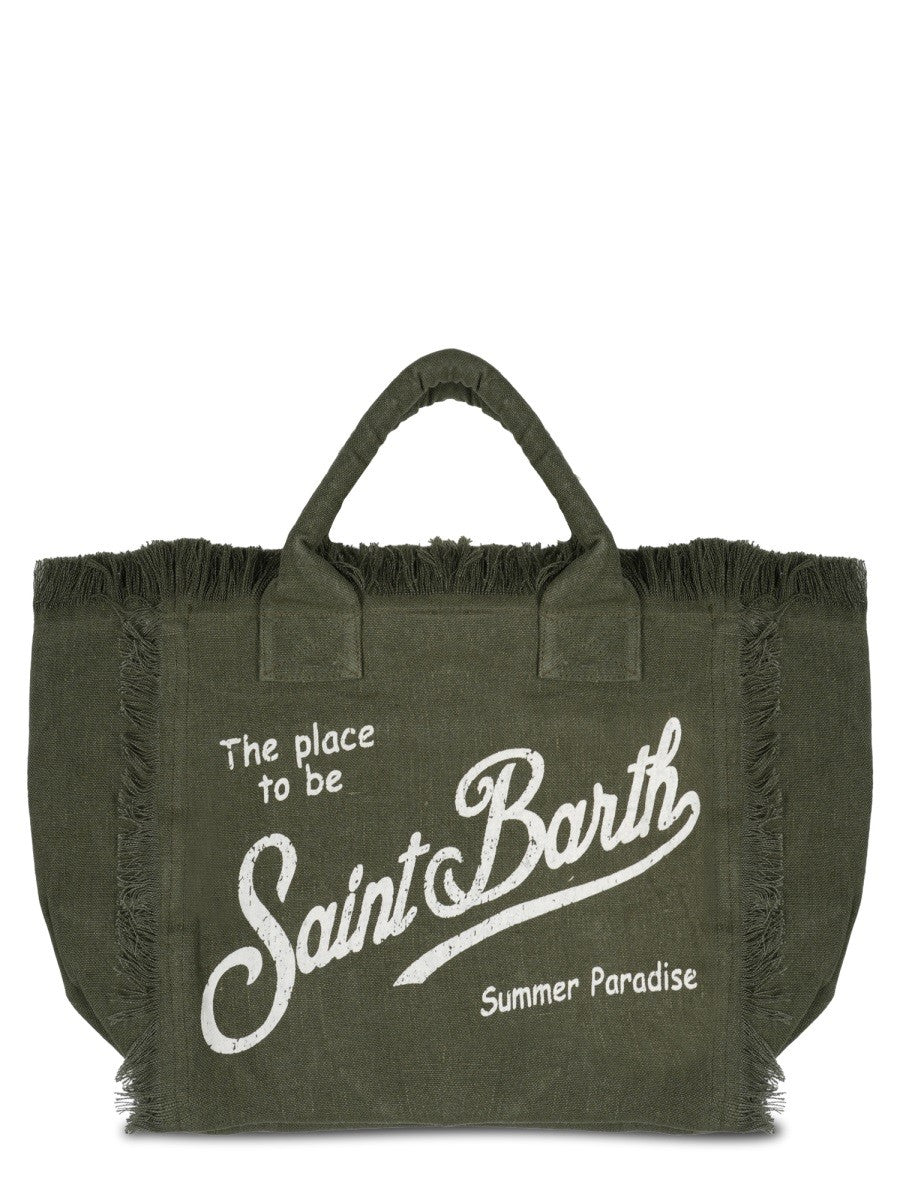 Mc2 Saint Barth Women's Borsa Vanity Regular in Lino Green