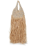 Hibourama Women's Vannifique Mini Fringe Bag Beige