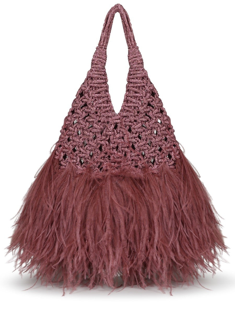 Hibourama Women's Borsa Vannifique Plumes Red