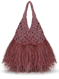 Hibourama Women's Borsa Vannifique Plumes Red
