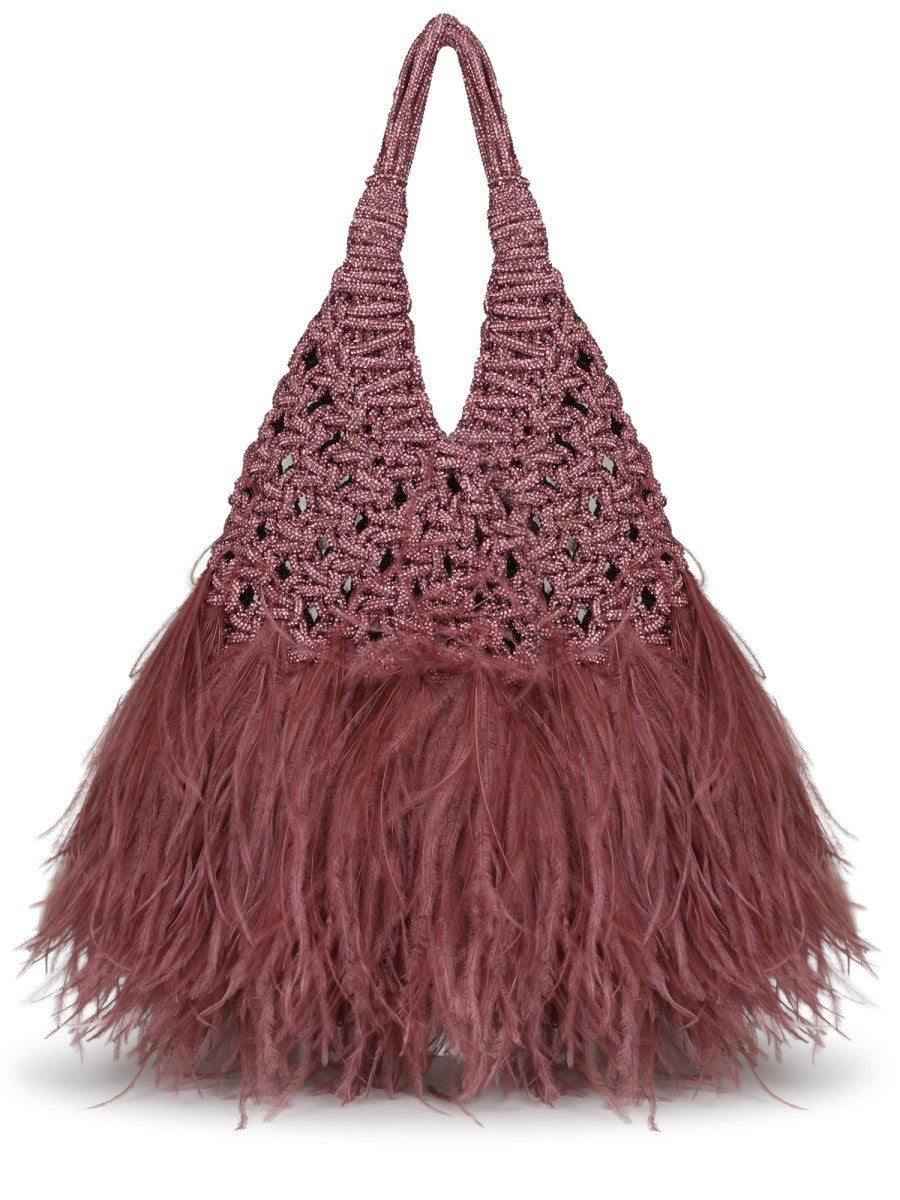 Hibourama Women's Borsa Vannifique Plumes Red