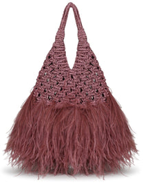 Hibourama Women's Borsa Vannifique Plumes Red