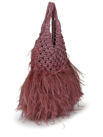 Hibourama Women's Borsa Vannifique Plumes Red