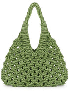 Hibourama Women's Crystal-Embellished Vannifique Small Bag Green