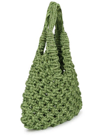 Hibourama Women's Borsa Vannifique Small Con Cristalli Green