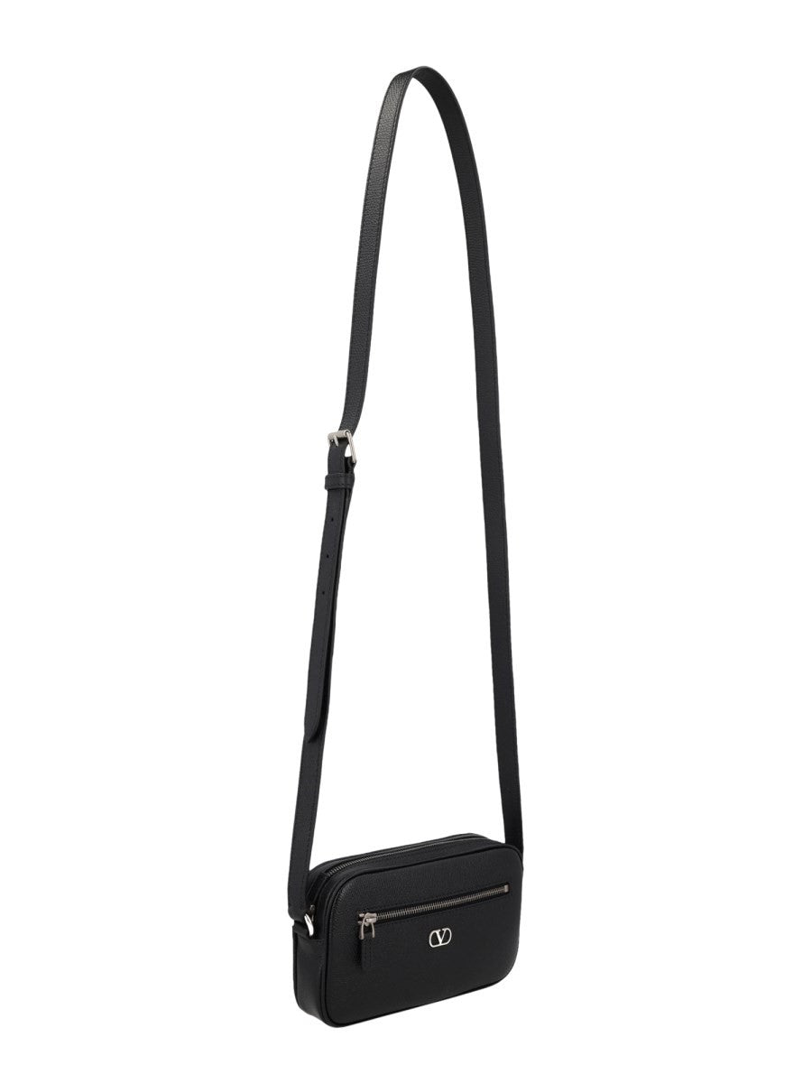 Valentino Men's Vlogo Signature Mini Bag Black