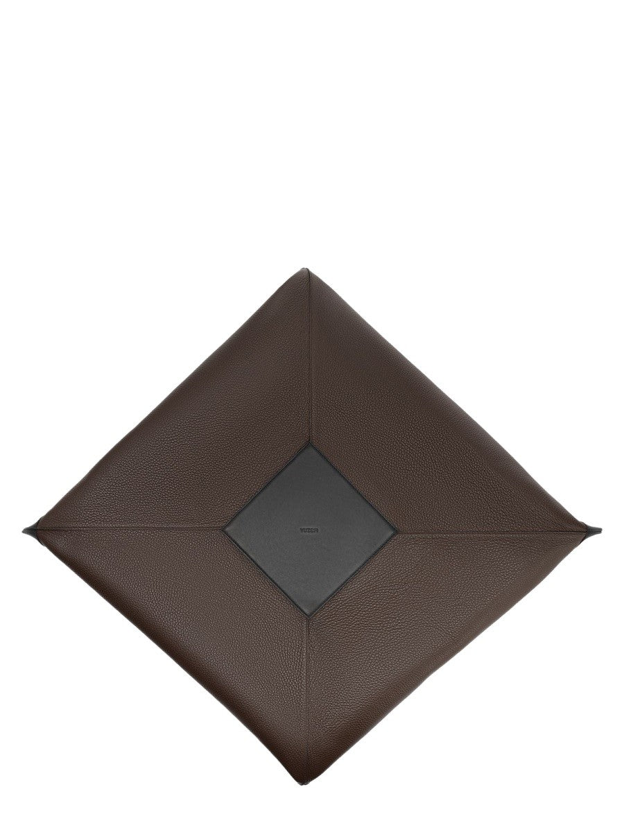 Yuzefi Women's Borsa Wonton Large Brown