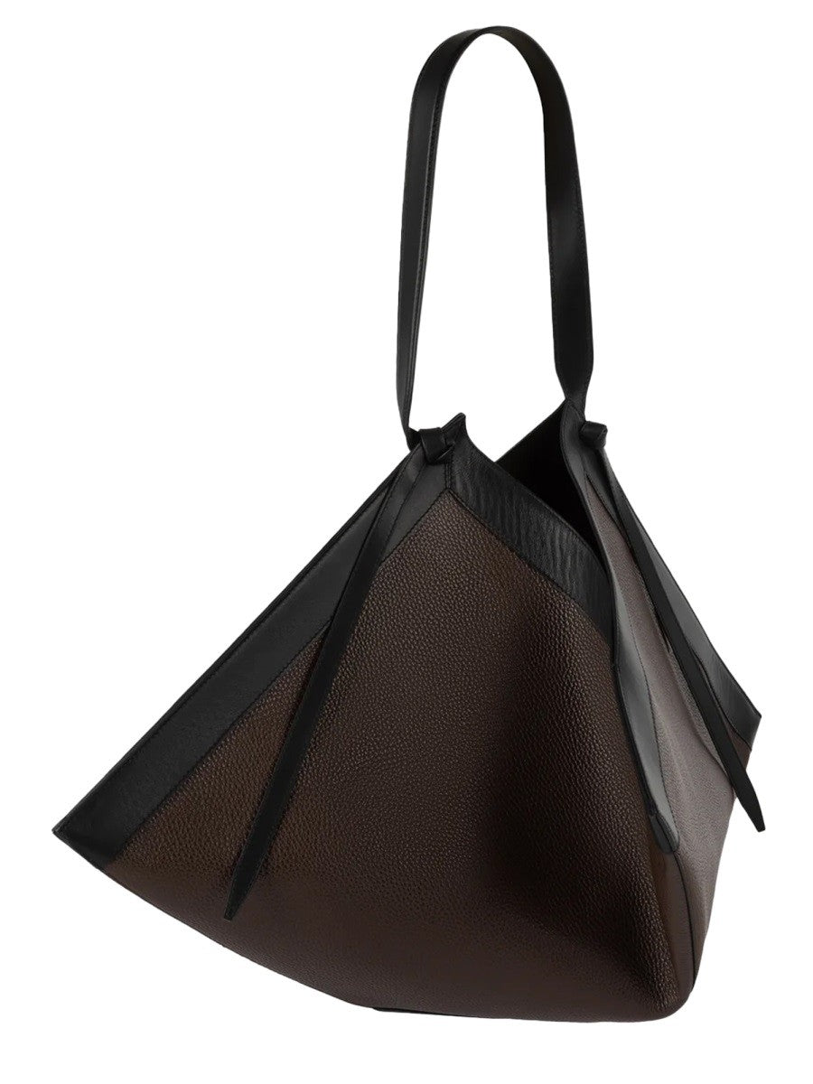 Yuzefi Women's Borsa Wonton Large Brown
