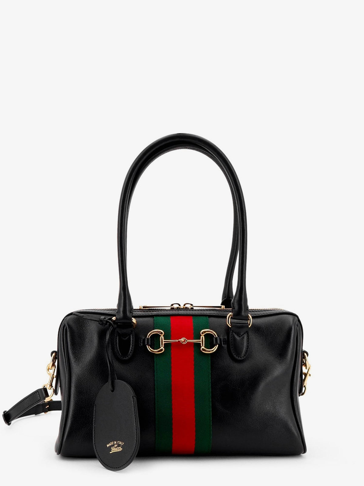 Gucci Women's Borsetto Leather Handbag Black