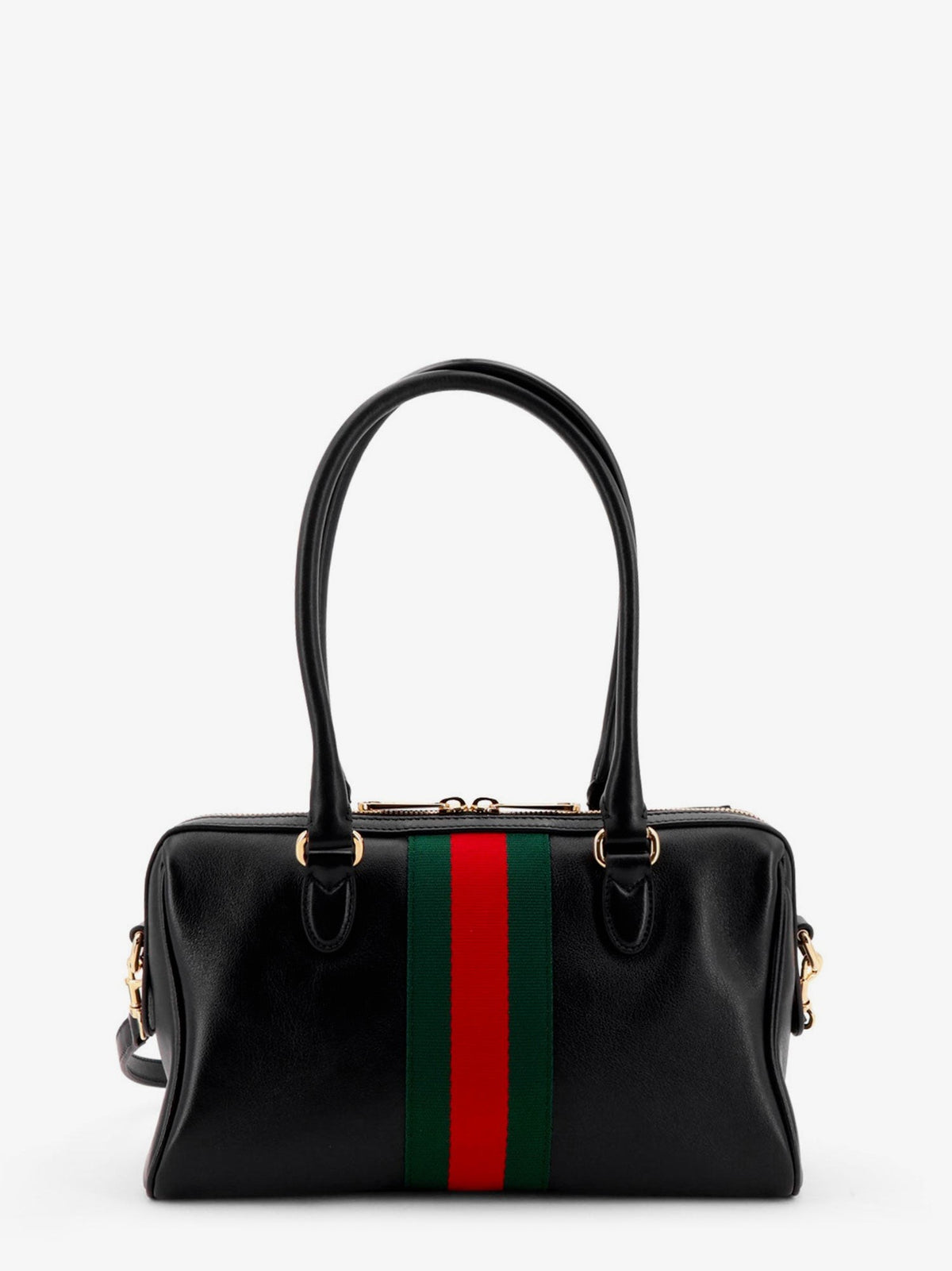 Gucci Women's Borsetto Leather Handbag Black