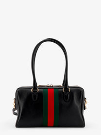 Gucci Women's Borsetto Leather Handbag Black