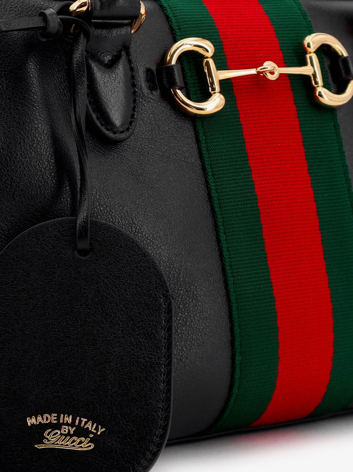 Gucci Women's Borsetto Leather Handbag Black