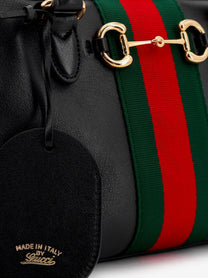 Gucci Women's Borsetto Leather Handbag Black