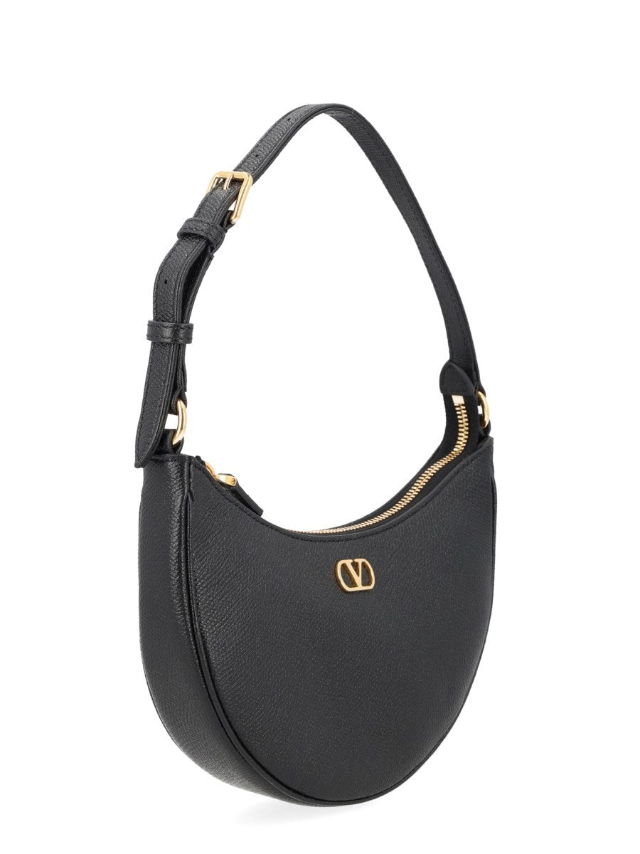 Valentino Women's Borso Hobo Vlogo Signature Mini Black