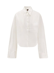 BOSS Women's Boskota Cotton Shirt White