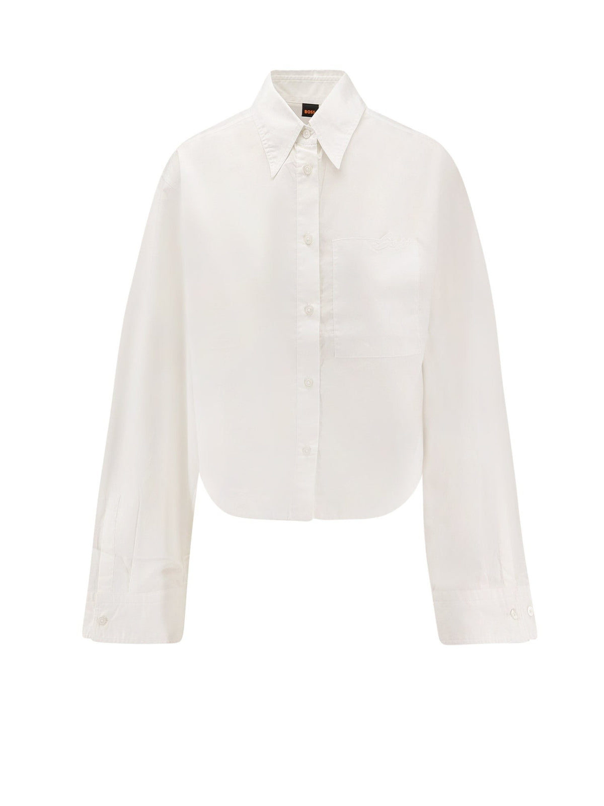 BOSS Women's Boskota Cotton Shirt White