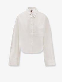BOSS Women's Boskota Cotton Shirt White
