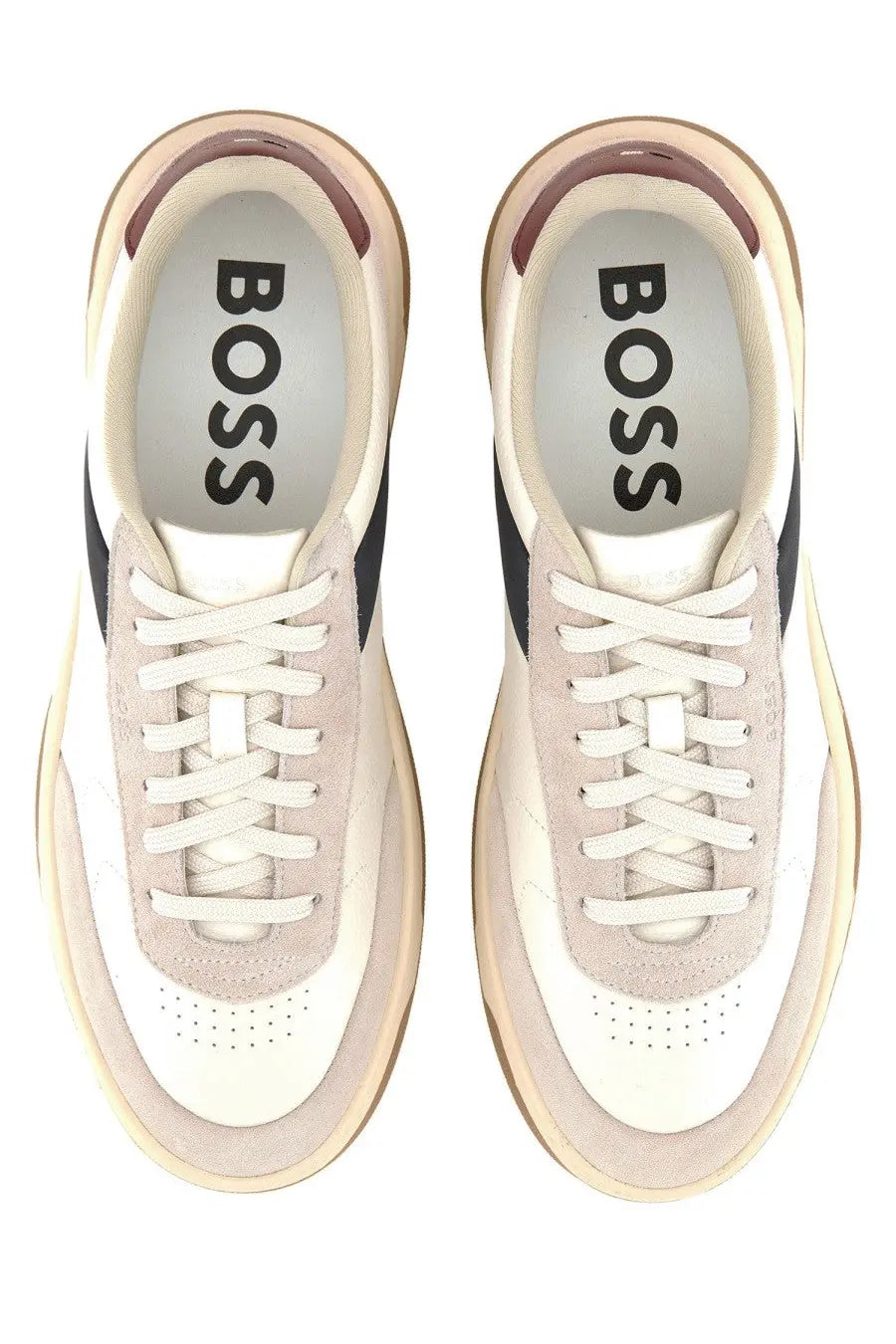 BOSS Men's Baltimore Tenn Sneaker White, view 6