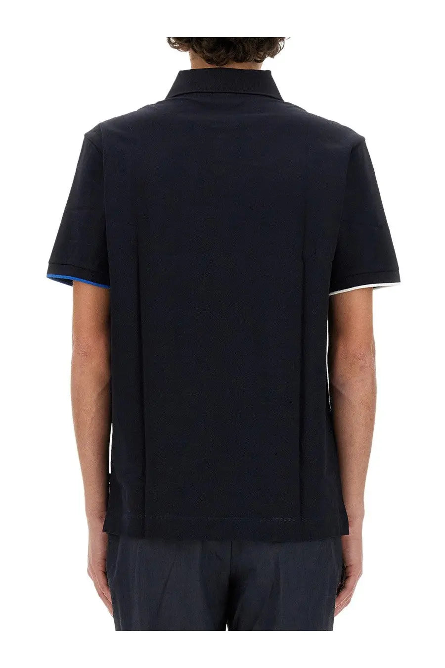 BOSS Men's Cotton Polo Blue, view 3