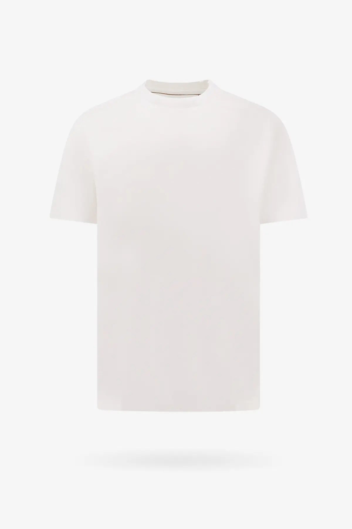 Boss men’s cotton shirt white minimalist white crew neck t shirt with short sleeves made from soft lightweight fabric