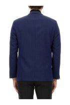 BOSS Men's Double Breasted Jacket Blue, view 3
