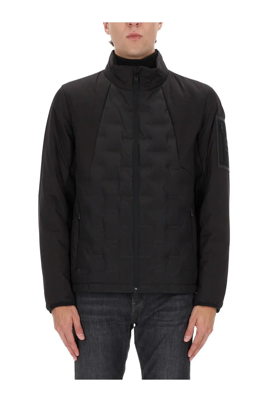 BOSS Men's Down Hybrid Jacket Black