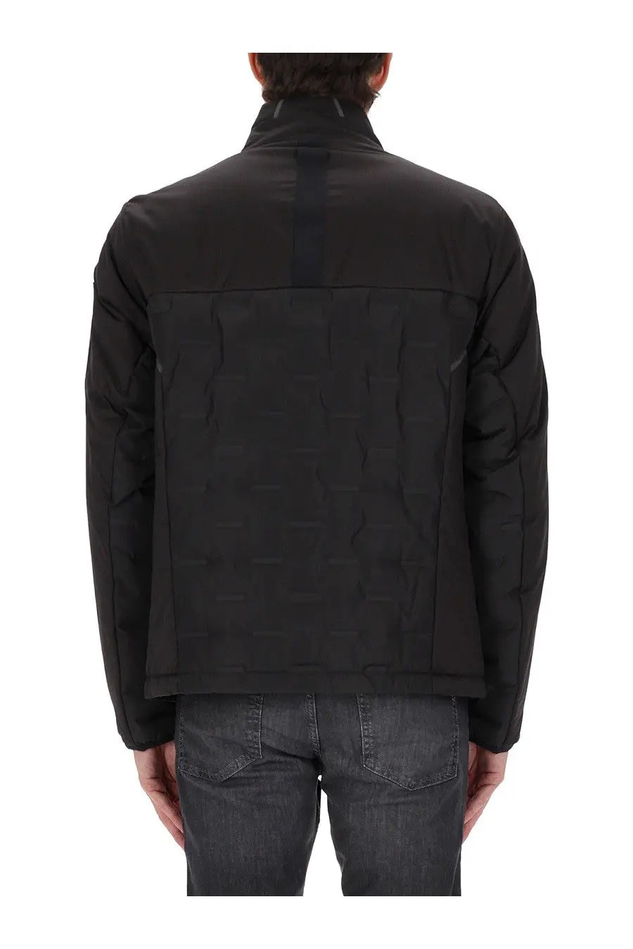 BOSS Men's Down Hybrid Jacket Black, view 3