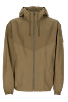 BOSS Men's Jacket with Hooded Zip Beige