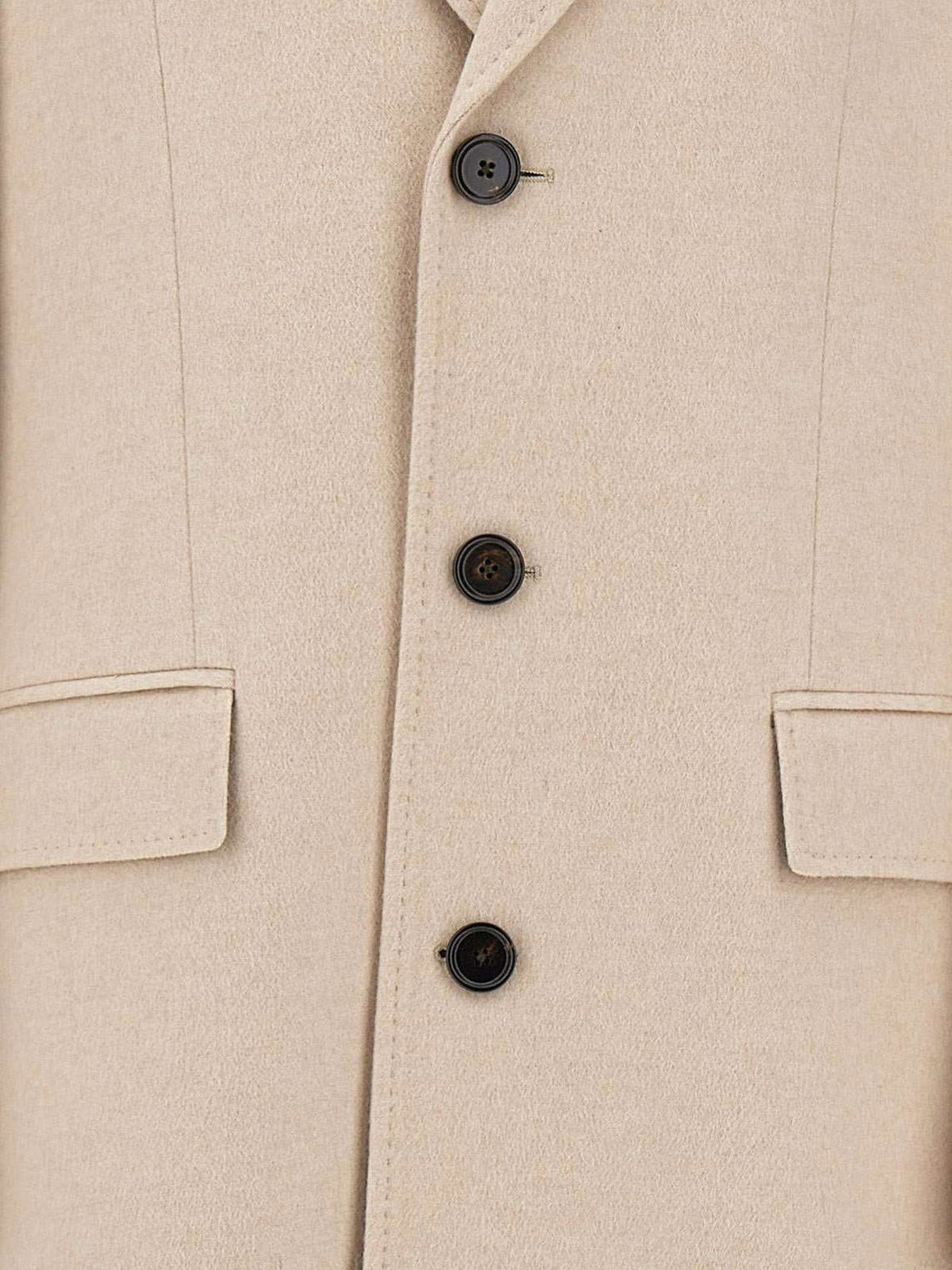 BOSS Men's Hal Cashmere Coat Green, view 3