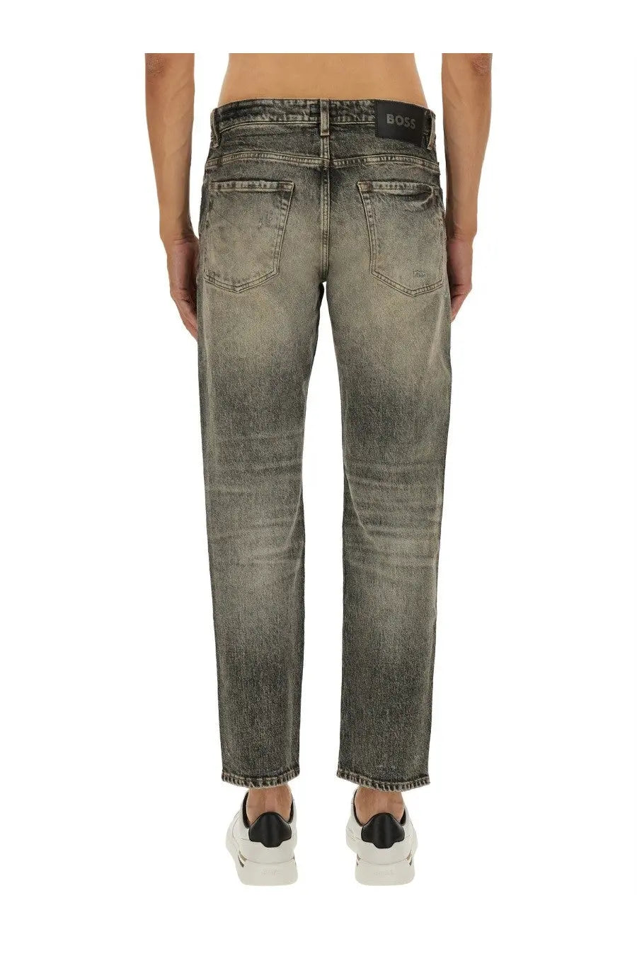 BOSS Men's Jeans in Denim Grey, view 3
