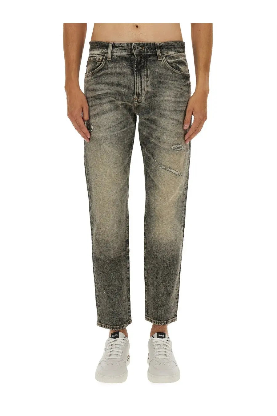 BOSS Men's Jeans in Denim Grey
