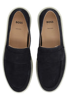 BOSS Men's Moccasin Kieran Blue, view 5