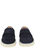 BOSS Men's Moccasin Kieran Blue, view 3
