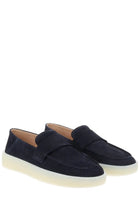 BOSS Men's Moccasin Kieran Blue, view 2