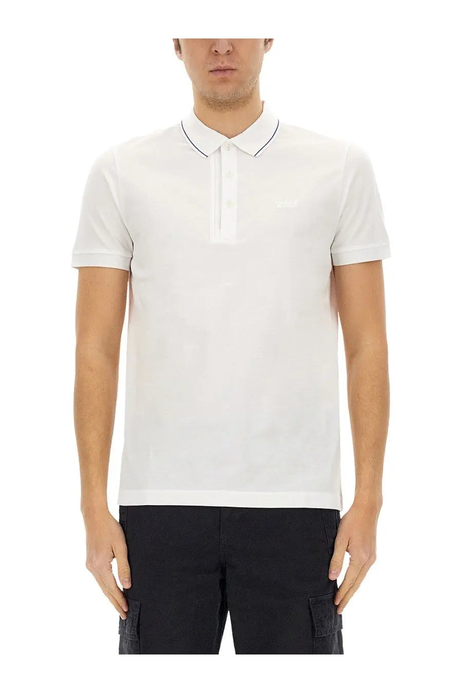BOSS Men's Polo Paule White