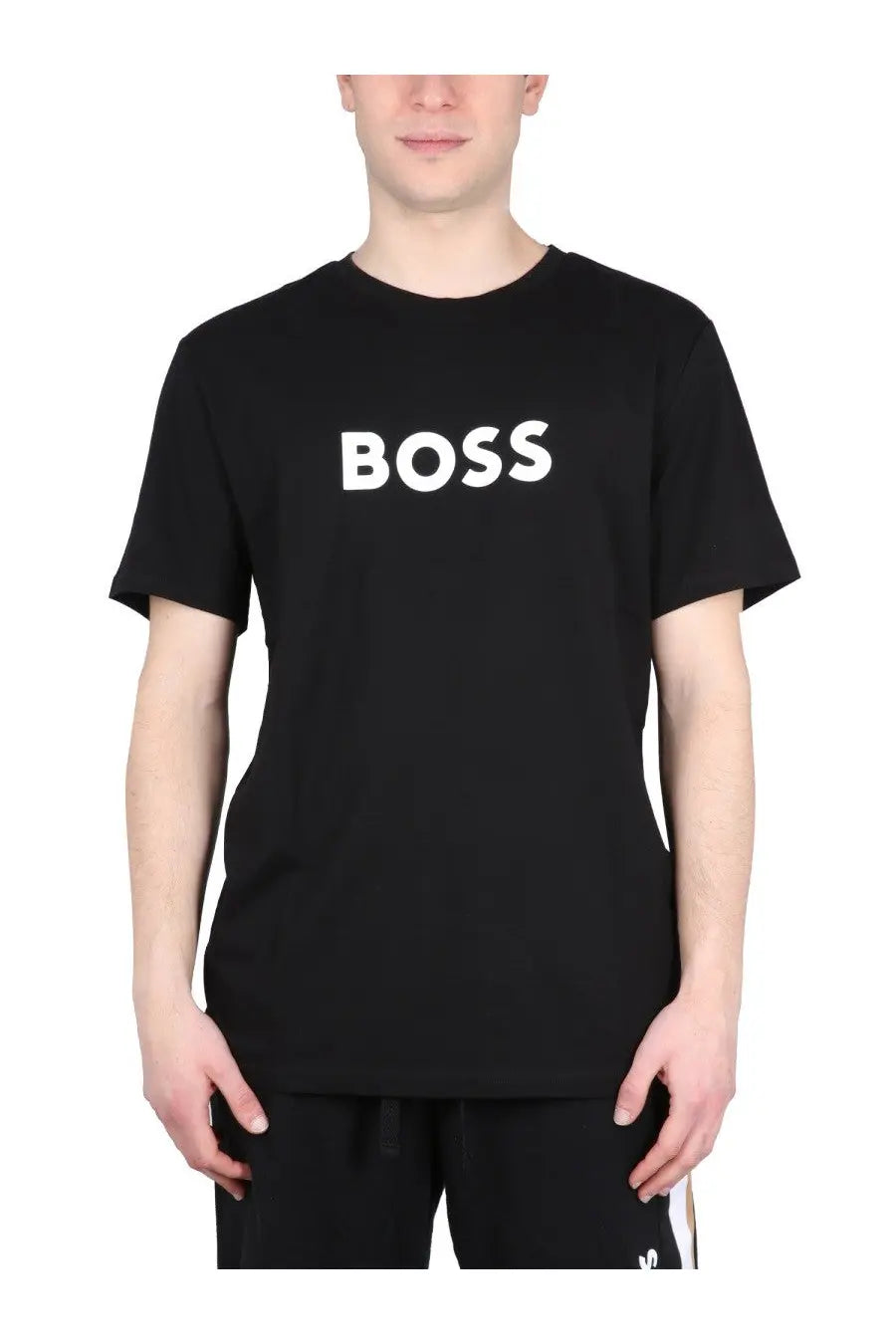 BOSS Men's Printed Shirt Black