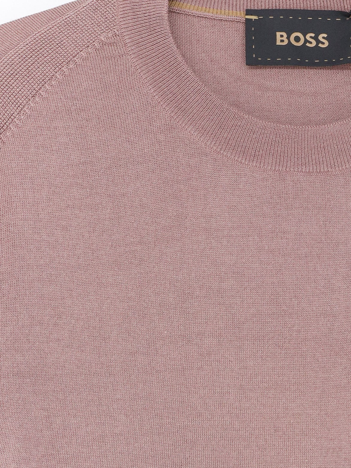 BOSS Men's Silk and Cashmere Sweater Brown, view 3