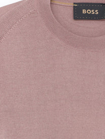 BOSS Men's Silk and Cashmere Sweater Brown, view 3