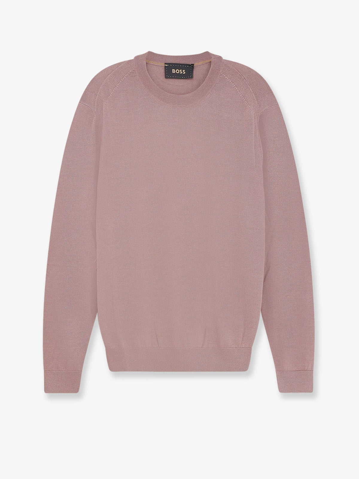 BOSS Men's Silk and Cashmere Sweater Brown