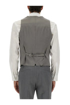 BOSS Men's Slim Fit Vest Grey, view 3