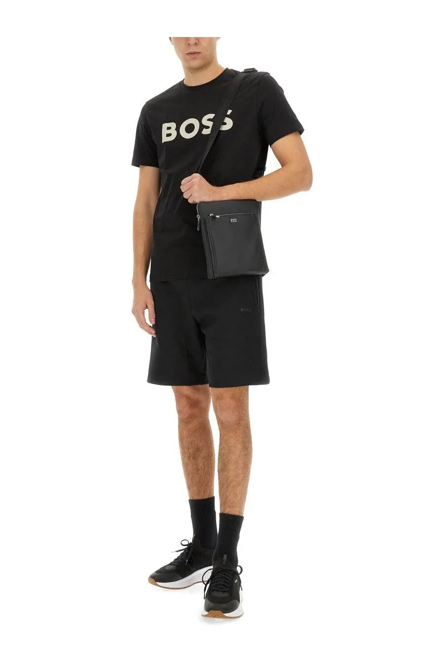 BOSS Men's Sweatshirt Bermuda Black, view 2