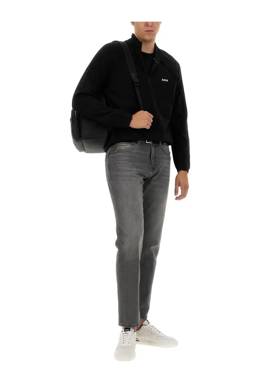 BOSS Men's Sweatshirt Black, view 2