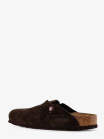 Birkenstock Unisex Boston BS Suede Mule Mocca