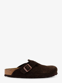 Birkenstock Unisex Boston BS Suede Mule Mocca