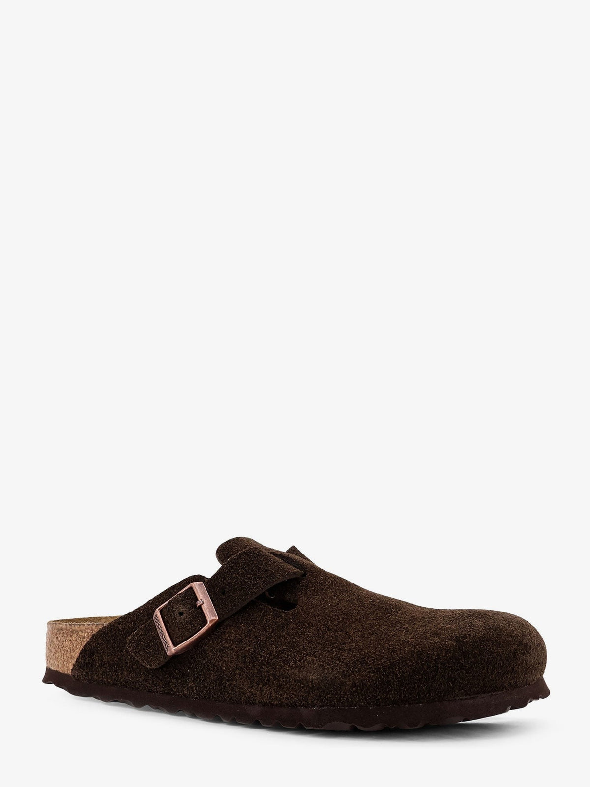 Birkenstock Unisex Boston BS Suede Mule Mocca