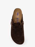 Birkenstock Unisex Boston BS Suede Mule Mocca, view 5