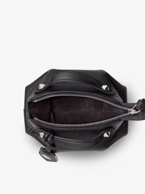 Fendi Women's Boston Leather Handbag Black