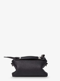 Fendi Women's Boston Leather Handbag Black