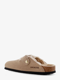 Birkenstock Women's Boston Low Suede Sandals Brown