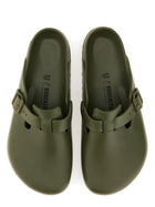 Birkenstock Unisex Boston Sabot in Eva Brown, view 2